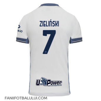 Inter Milan Piotr Zielinski #7 Tricou Fotbal Replică 2024-25 Barbati Deplasare